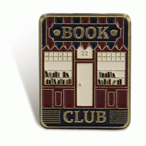 PBADPP12 Pin Badge - Pulteney Press, Book Club